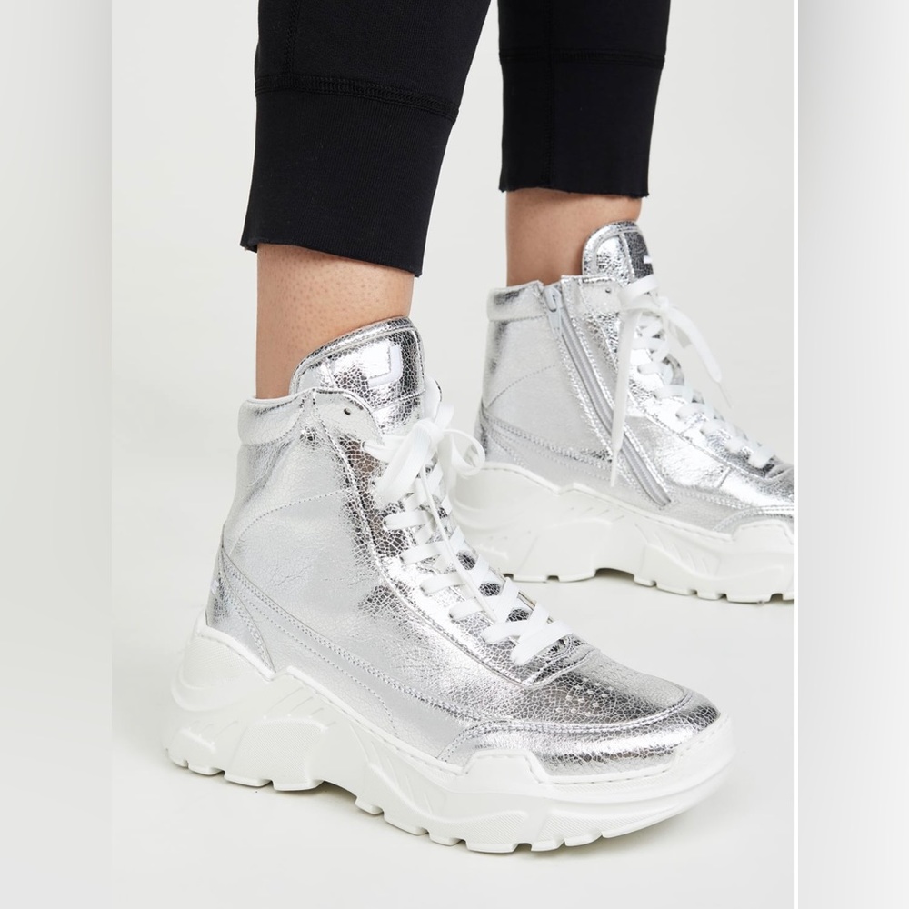 Joshua Sanders Zenith 90’s High-top Leather Sneakers boots